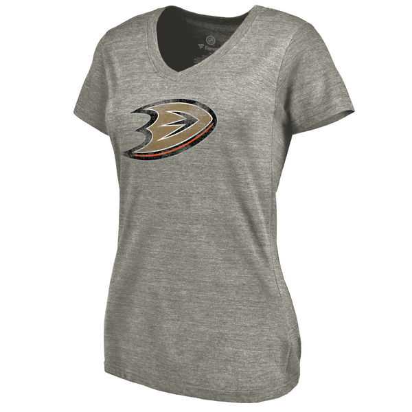 Women's Anaheim Ducks Distressed Team Primary Logo Tri Blend T-Shirt Ash FengYun,We sell and wholesale Women's Anaheim Ducks Distressed Team Primary Logo Tri Blend T-Shirt Ash FengYun on line form chian!